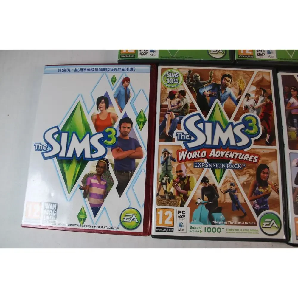 The Sims 2 PC Bundle (Lot Of 9) Expansion Packs games